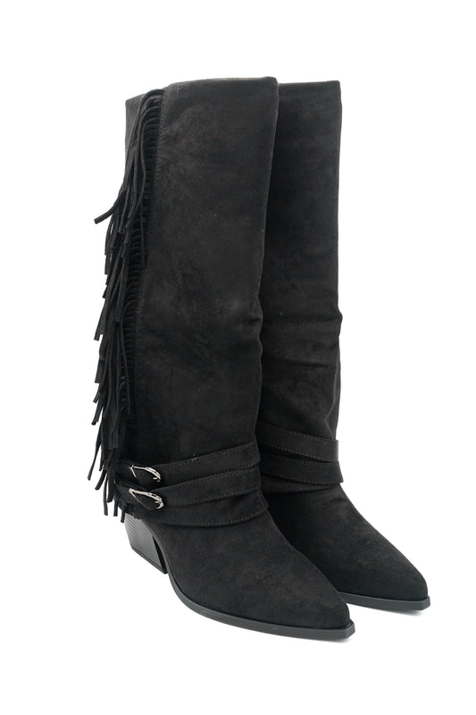 Gaia Shoes Stivali Azzurra Black