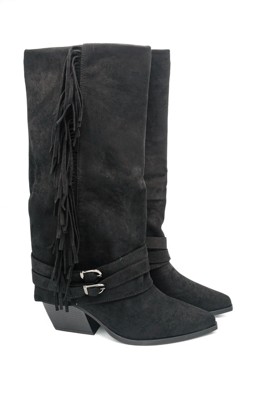 Gaia Shoes Stivali Azzurra Black