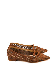 Gaia Shoes GV119 Ballerine traforate con punta affusolata