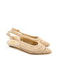 Gaia Shoes GD405 Slingback con tomaia intrecciata