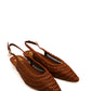 Gaia Shoes GD405 Slingback con tomaia intrecciata