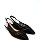 Gaia Shoes GD405 Slingback con tomaia intrecciata
