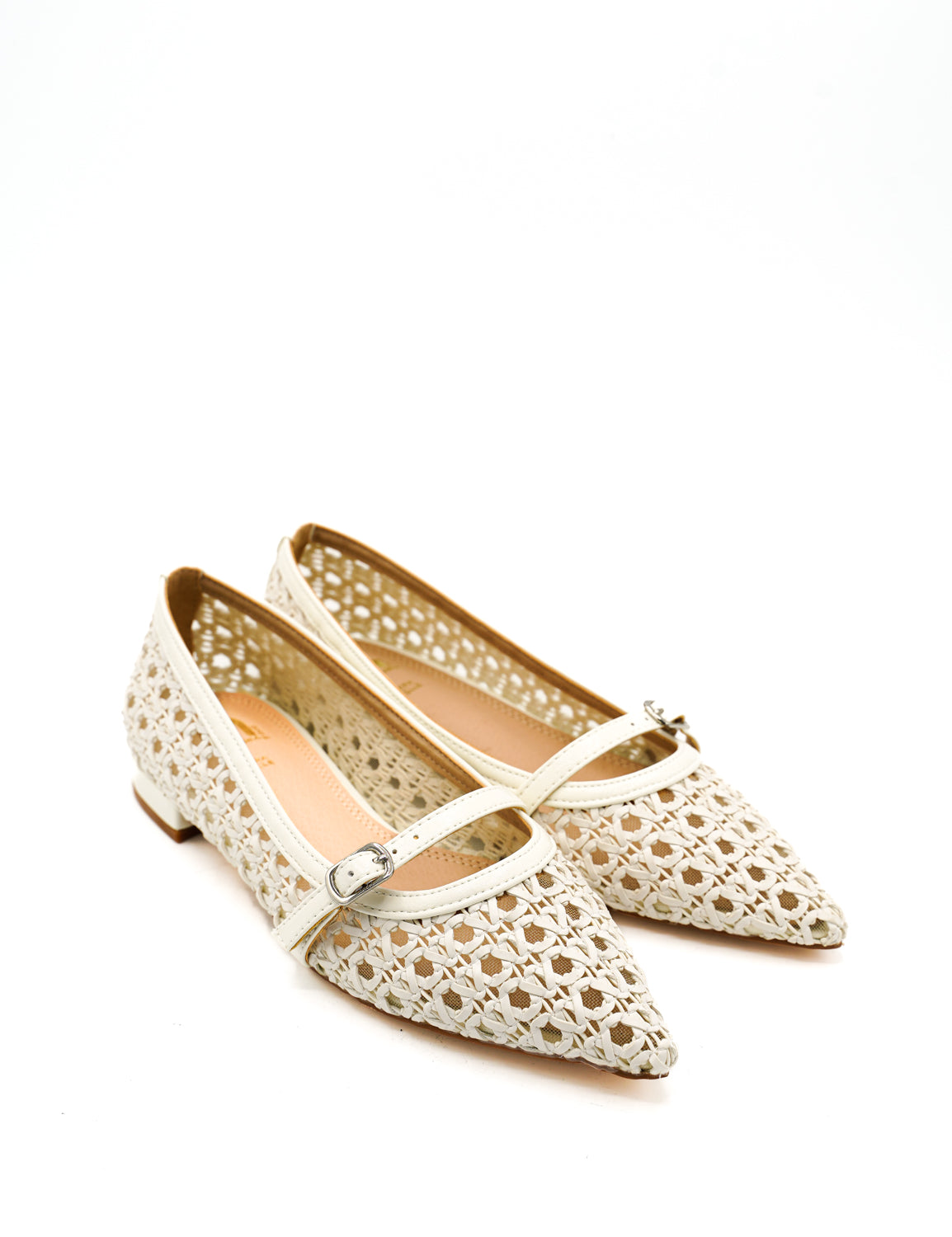 Gaia Shoes GV119 Ballerine traforate con punta affusolata