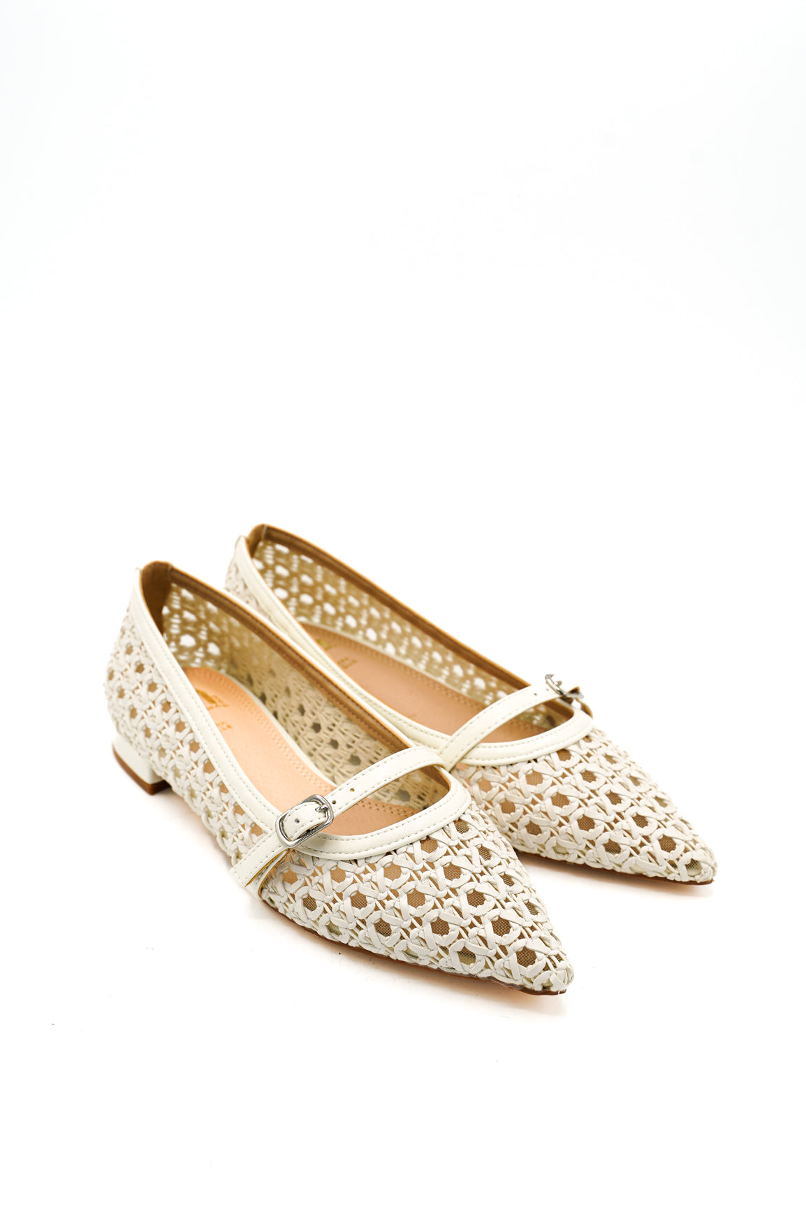 Gaia Shoes GV119 Ballerine traforate con punta affusolata