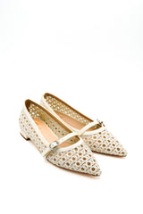 Gaia Shoes GV119 Ballerine traforate con punta affusolata
