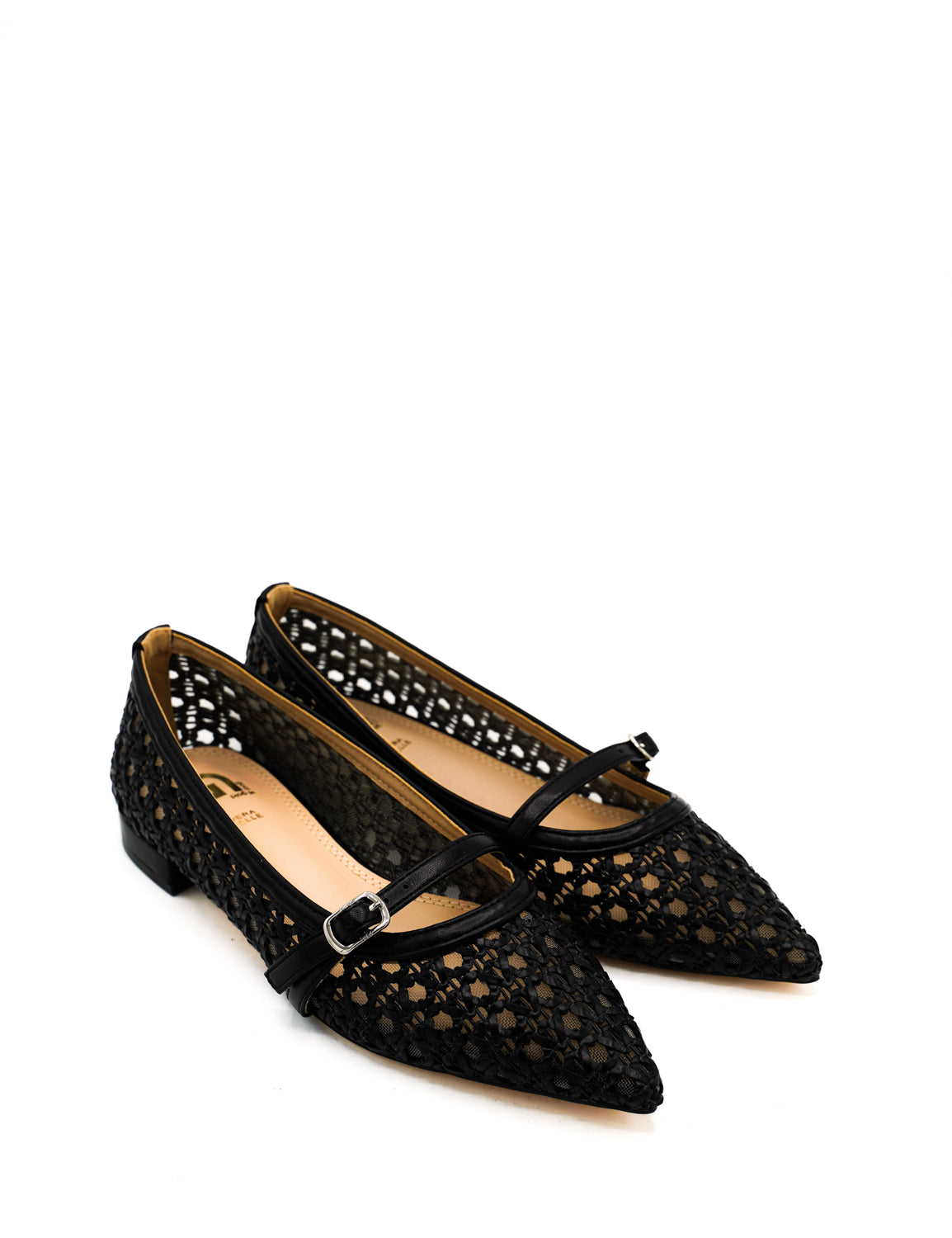 Gaia Shoes GV119 Ballerine traforate con punta affusolata