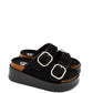 Gaia Shoes GW412 Sandali con zeppa e doppia fibbia