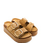 Gaia Shoes GW412 Sandali con zeppa e doppia fibbia