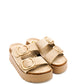 Gaia Shoes GW412 Sandali con zeppa e doppia fibbia