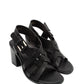 Gaia Shoes Asia Sandali dal design intrecciato con tacco alto