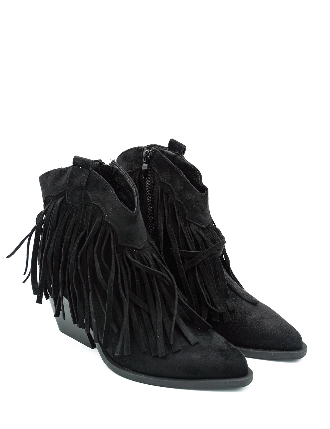 Gaia Shoes Fabiola Stivaletti texani con frange
