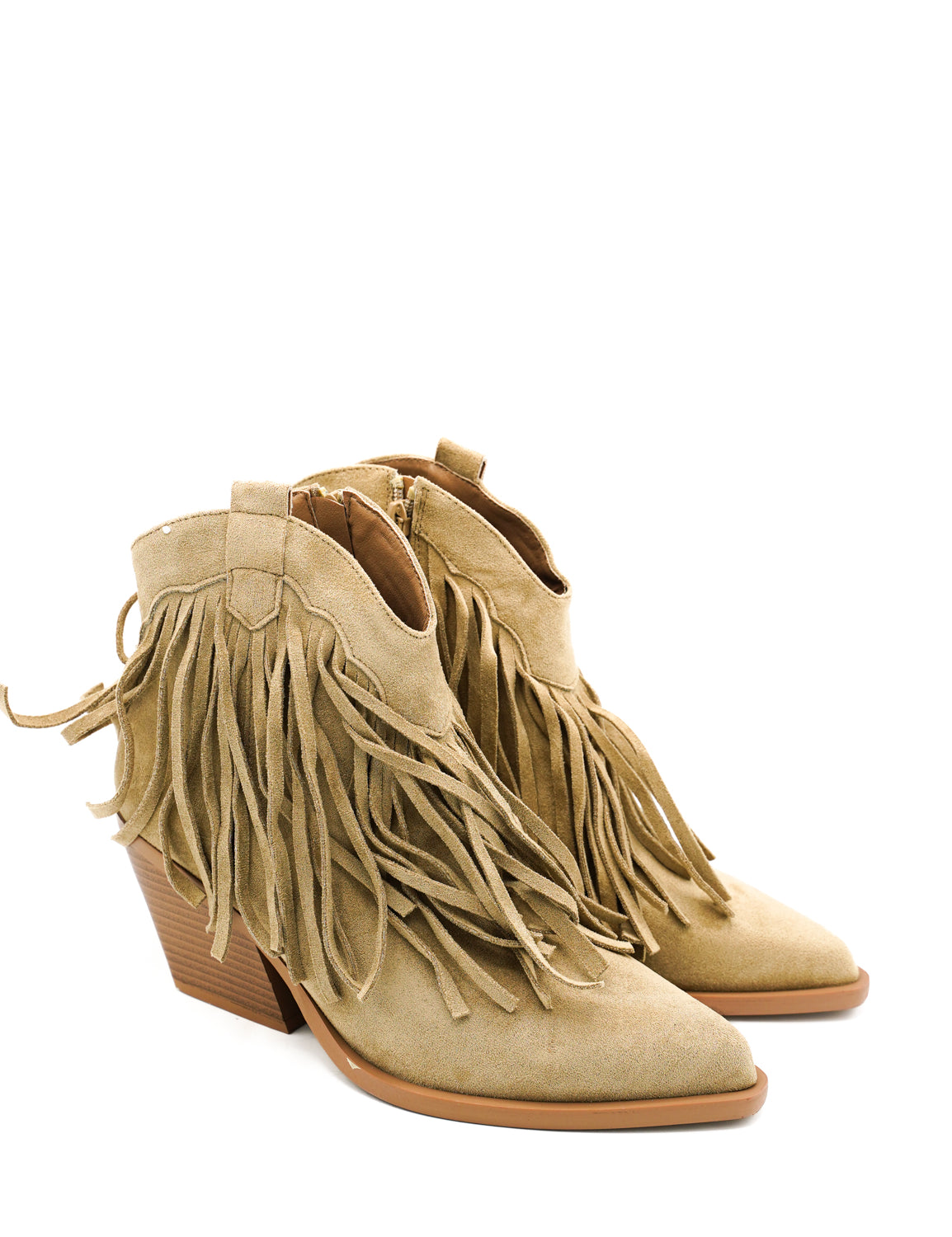 Gaia Shoes Fabiola Stivaletti texani con frange