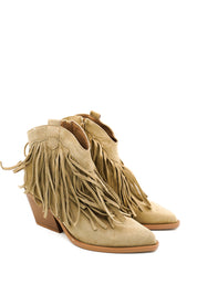 Gaia Shoes Fabiola Stivaletti texani con frange