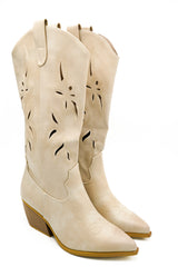 Gaia Shoes Fabiana Stivali texani traforati