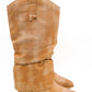 Gaia Shoes Federica Stivali texani slouchy con risvolto