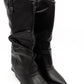 Gaia Shoes Federica Stivali texani slouchy con risvolto