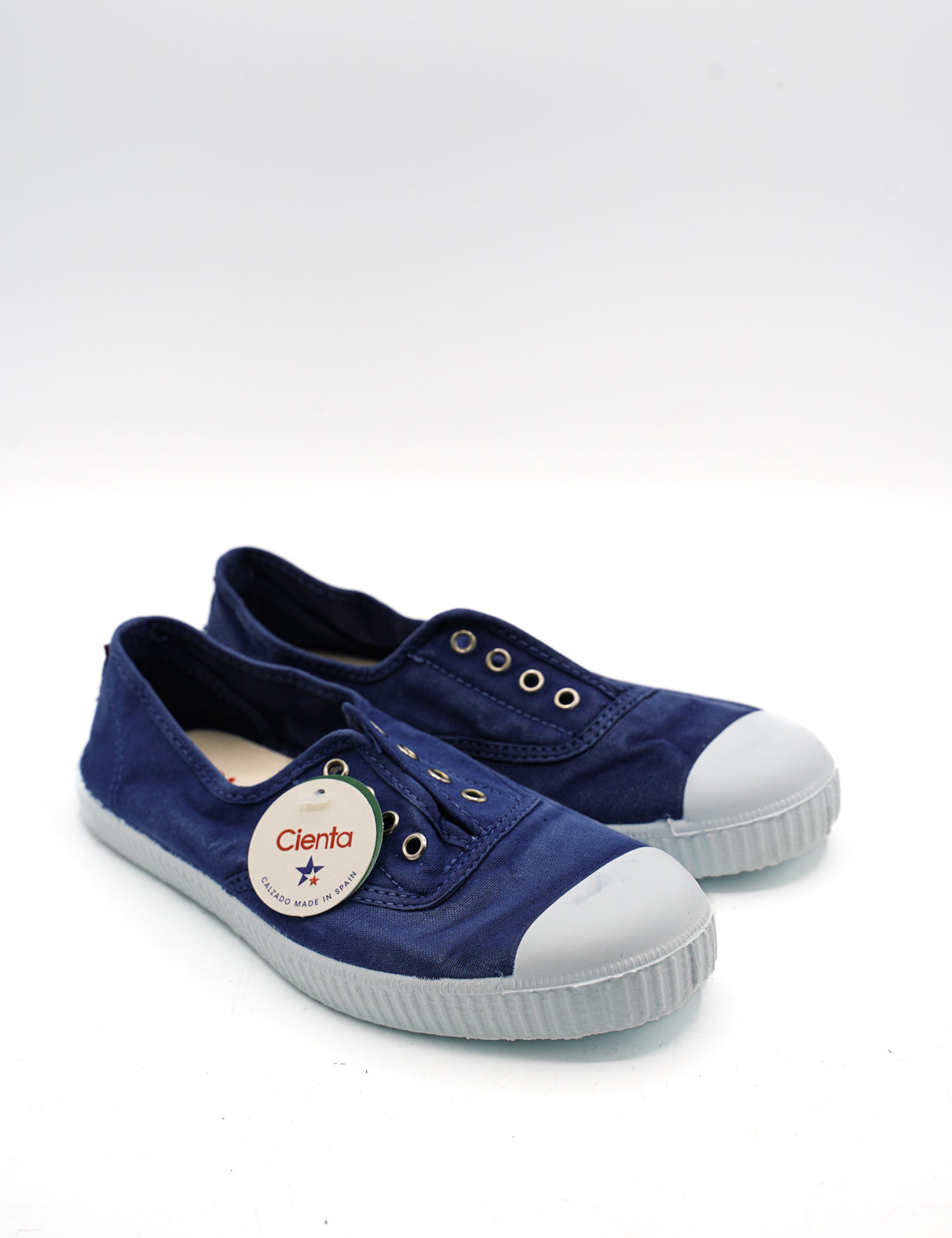 Cienta 70777 Sneakers Ingles Efecto Desgastado Sin Cordones donna