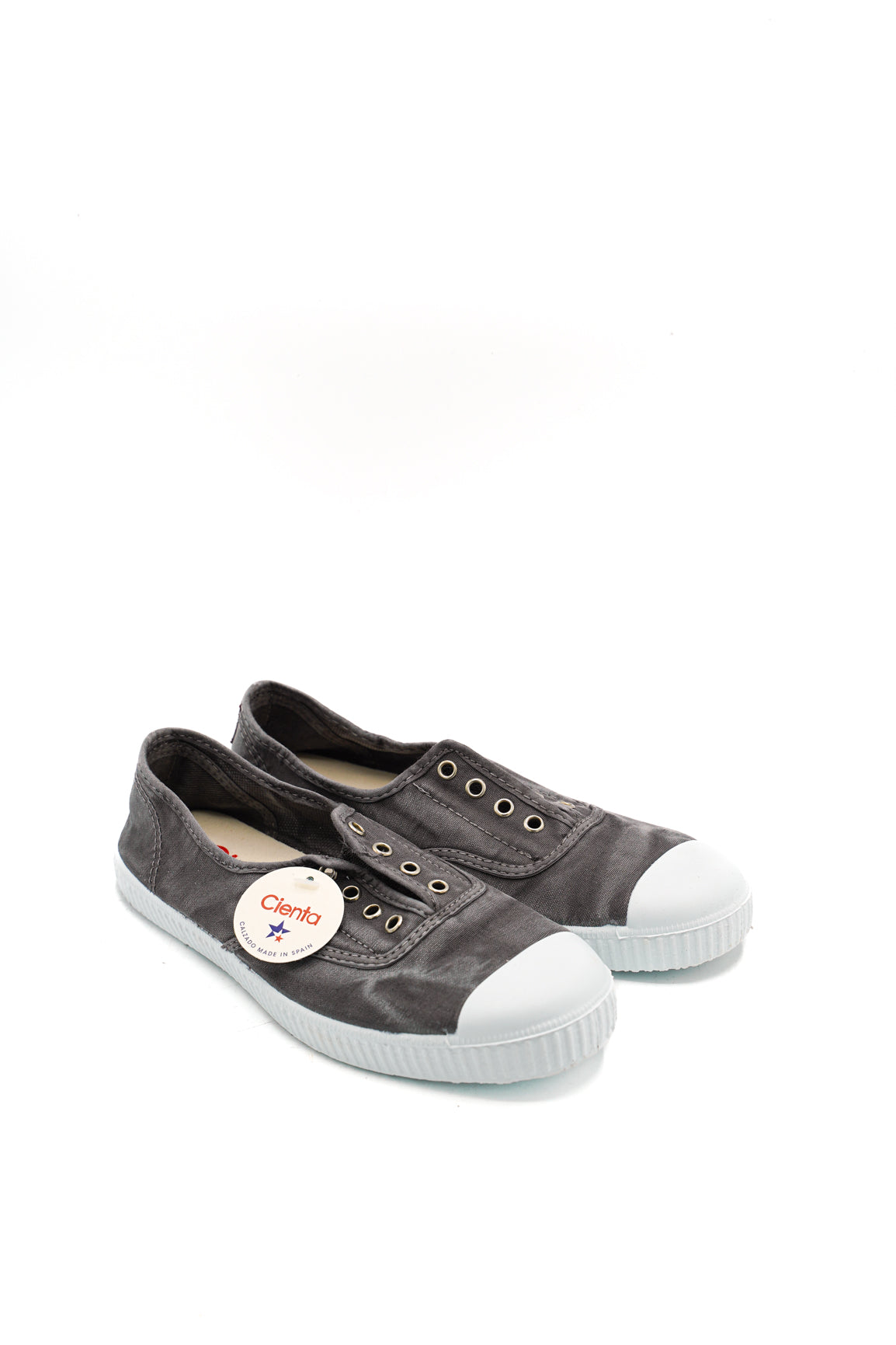 Cienta 70777 Sneakers Ingles Efecto Desgastado Sin Cordones donna