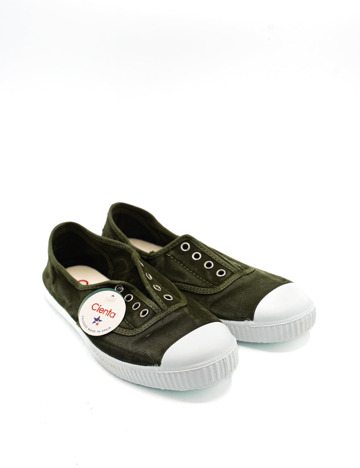 Cienta 70777 Sneakers Ingles Efecto Desgastado Sin Cordones donna