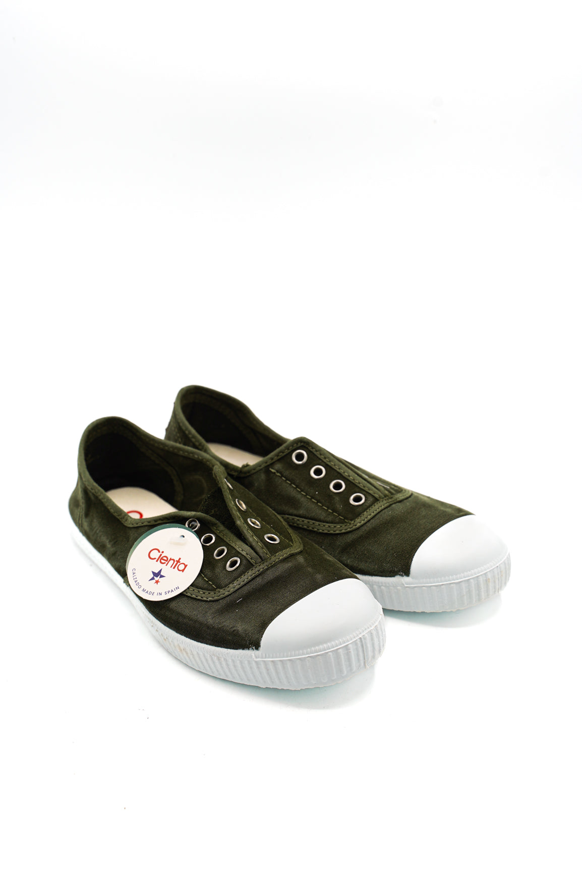 Cienta 70777 Sneakers Ingles Efecto Desgastado Sin Cordones donna