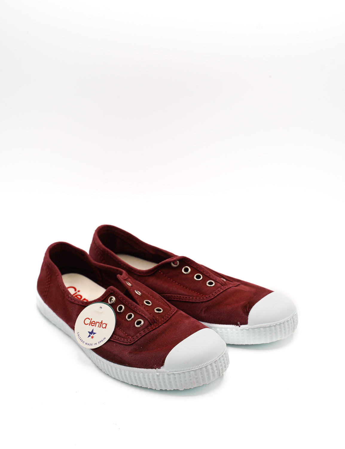 Cienta 70777 Sneakers Ingles Efecto Desgastado Sin Cordones donna