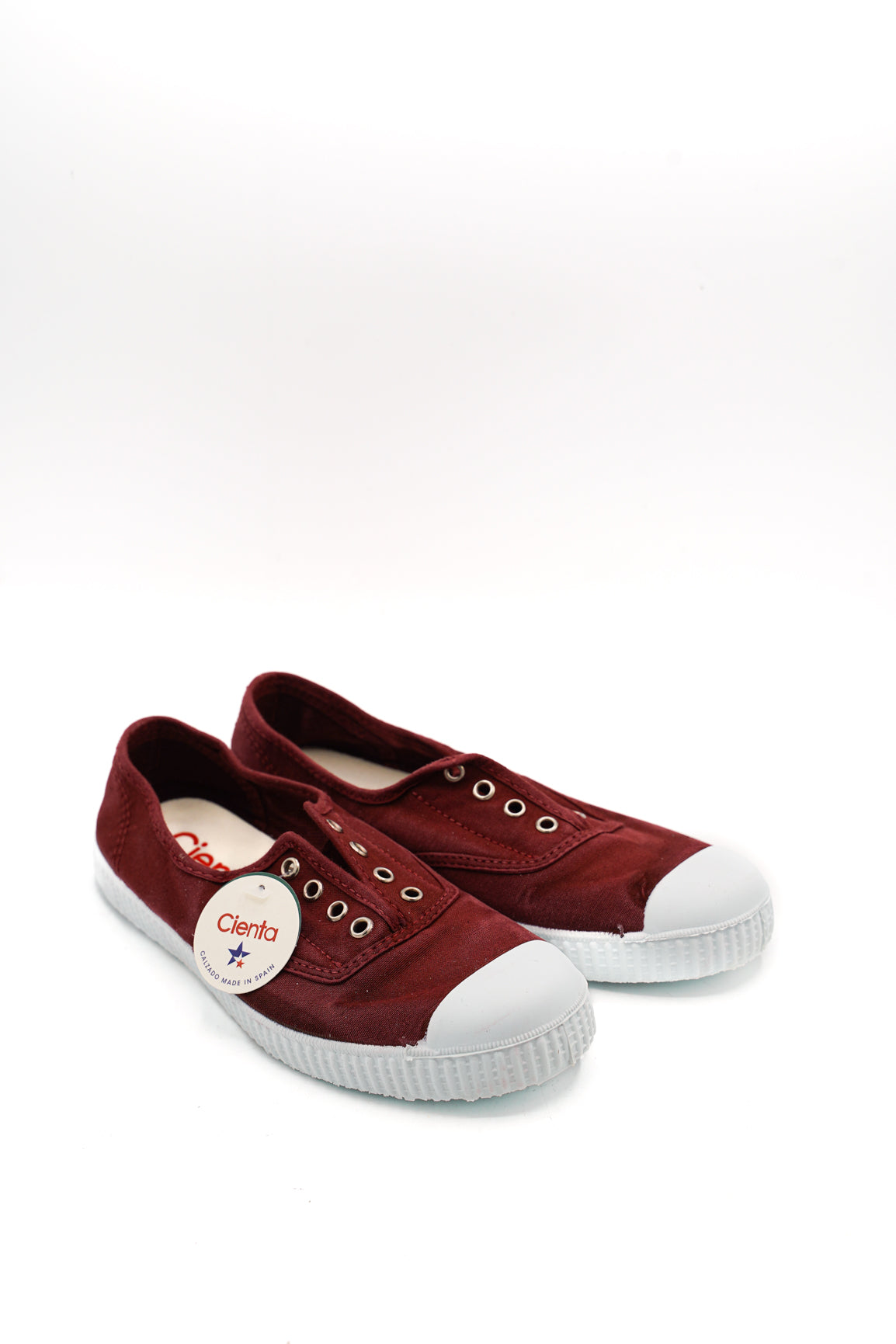 Cienta 70777 Sneakers Ingles Efecto Desgastado Sin Cordones donna
