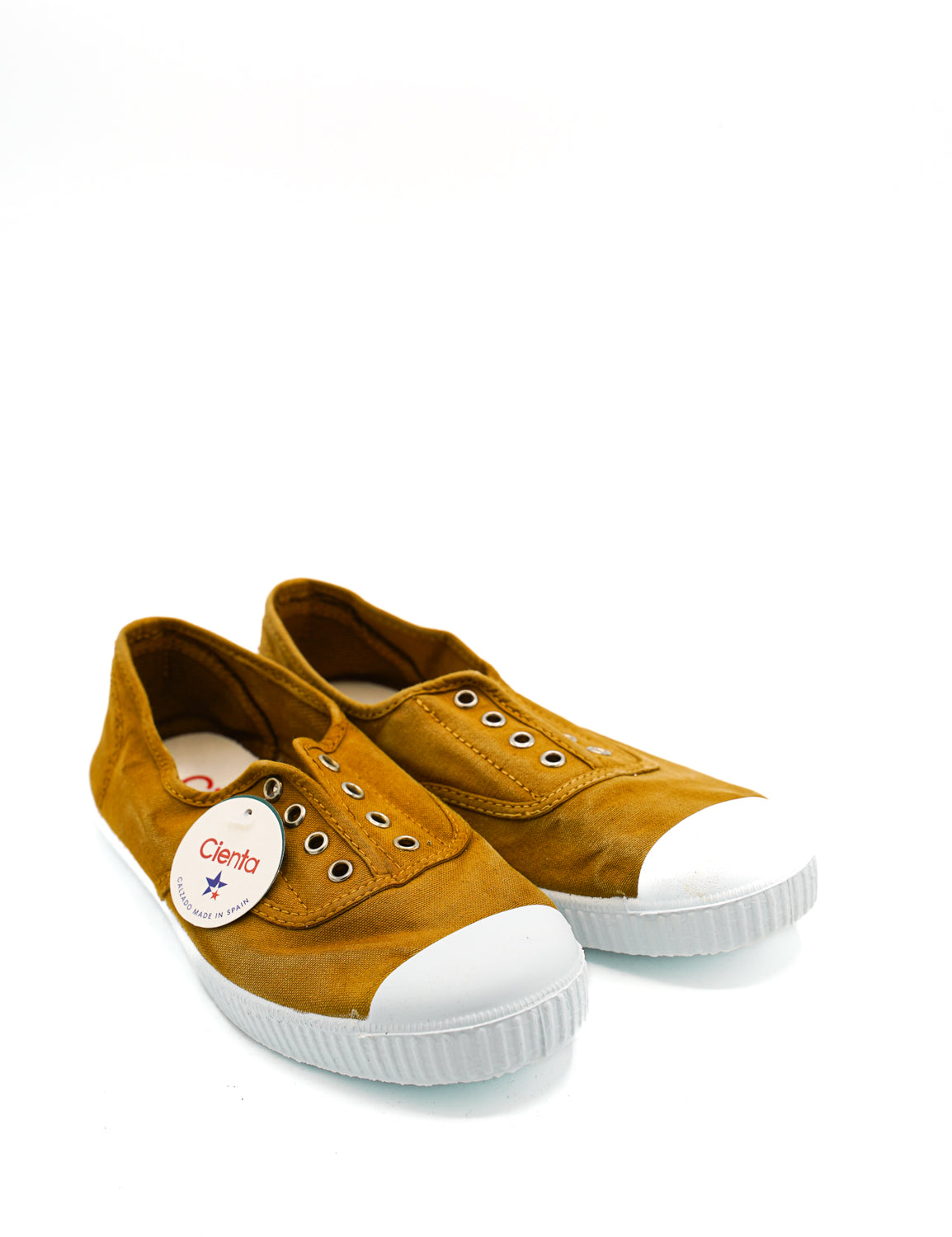 Cienta 70777 Sneakers Ingles Efecto Desgastado Sin Cordones donna