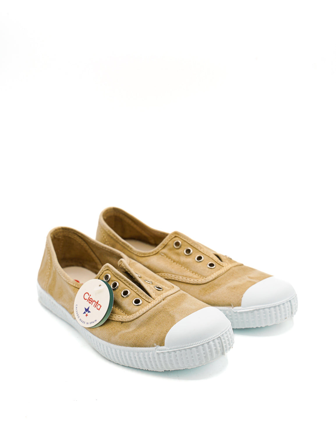 Cienta 70777 Sneakers Ingles Efecto Desgastado Sin Cordones donna