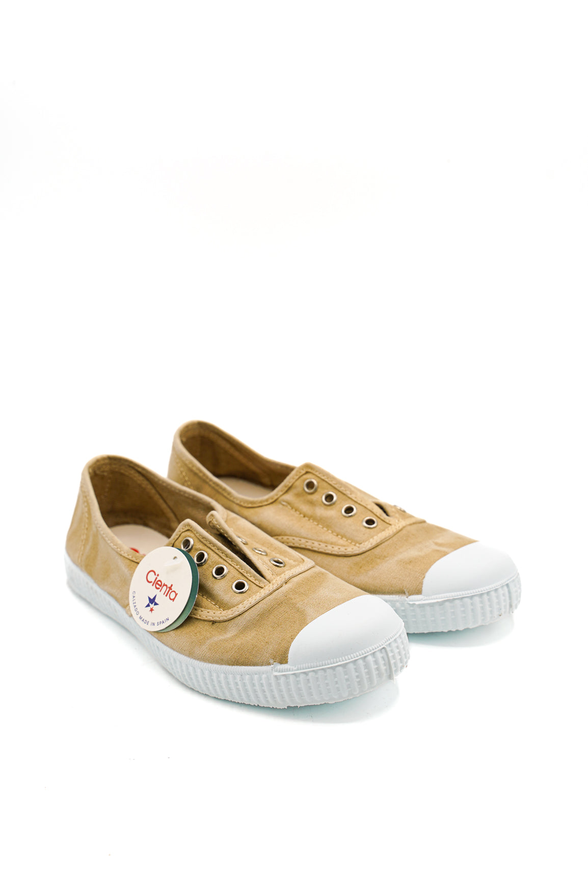 Cienta 70777 Sneakers Ingles Efecto Desgastado Sin Cordones donna
