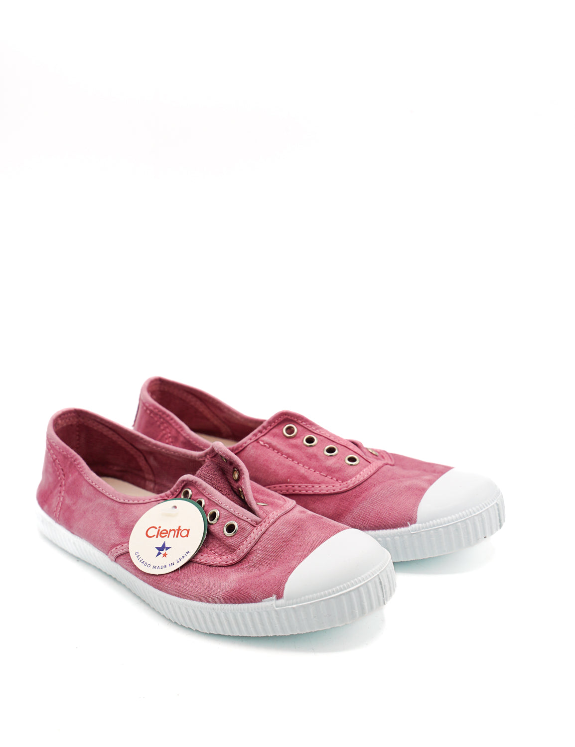 Cienta 70777 Sneakers Ingles Efecto Desgastado Sin Cordones donna