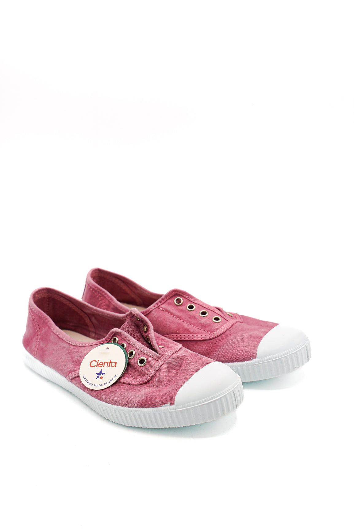 Cienta 70777 Sneakers Ingles Efecto Desgastado Sin Cordones donna