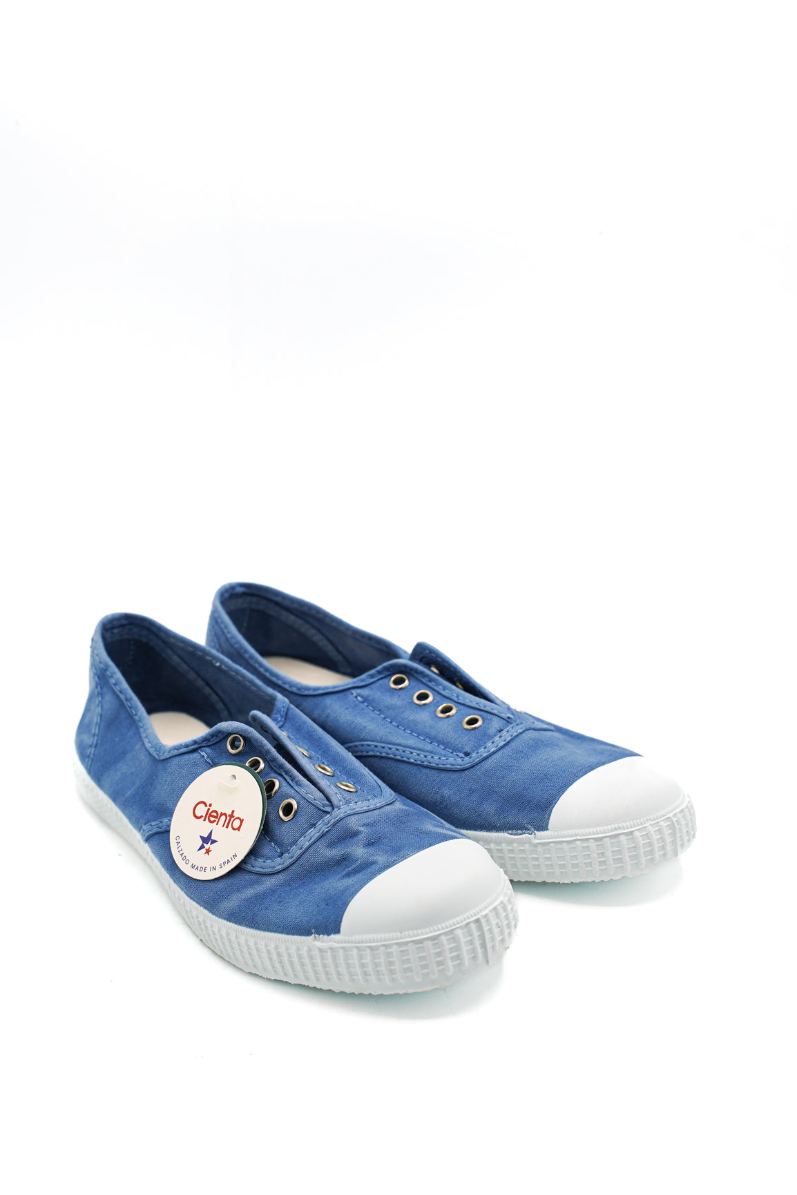 Cienta 70777 Sneakers Ingles Efecto Desgastado Sin Cordones donna