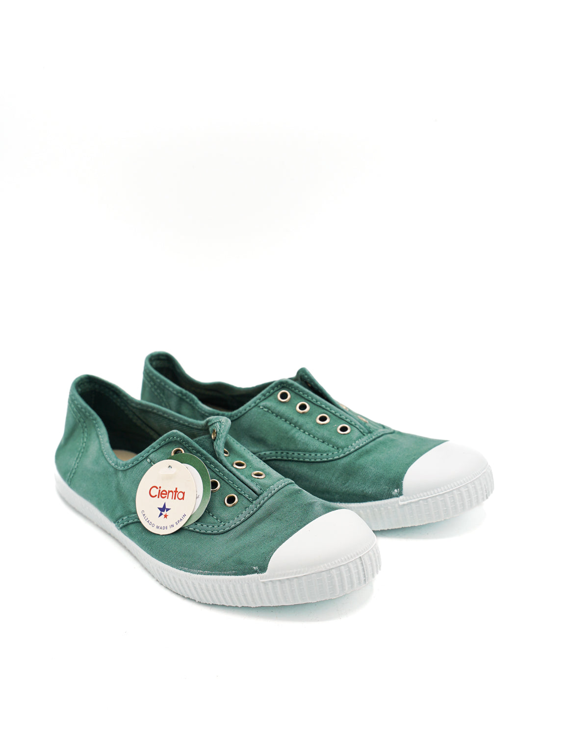 Cienta 70777 Sneakers Ingles Efecto Desgastado Sin Cordones donna