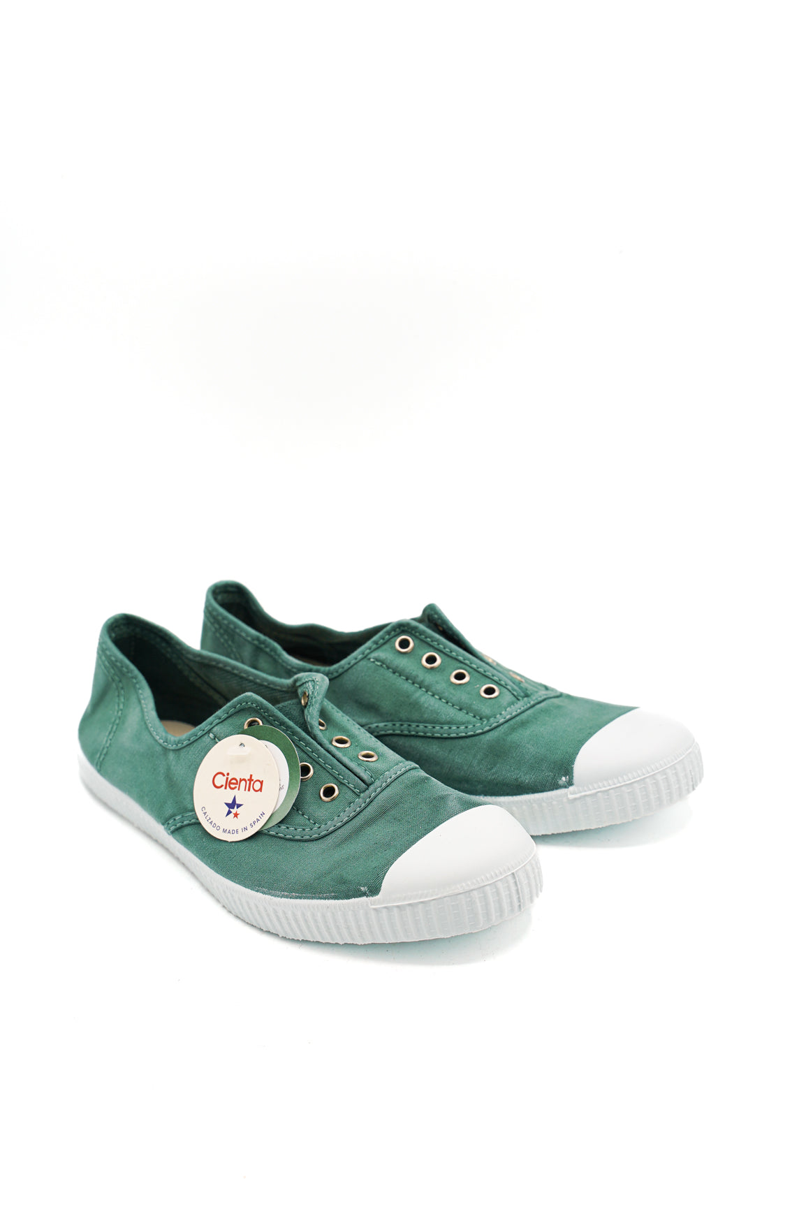 Cienta 70777 Sneakers Ingles Efecto Desgastado Sin Cordones donna