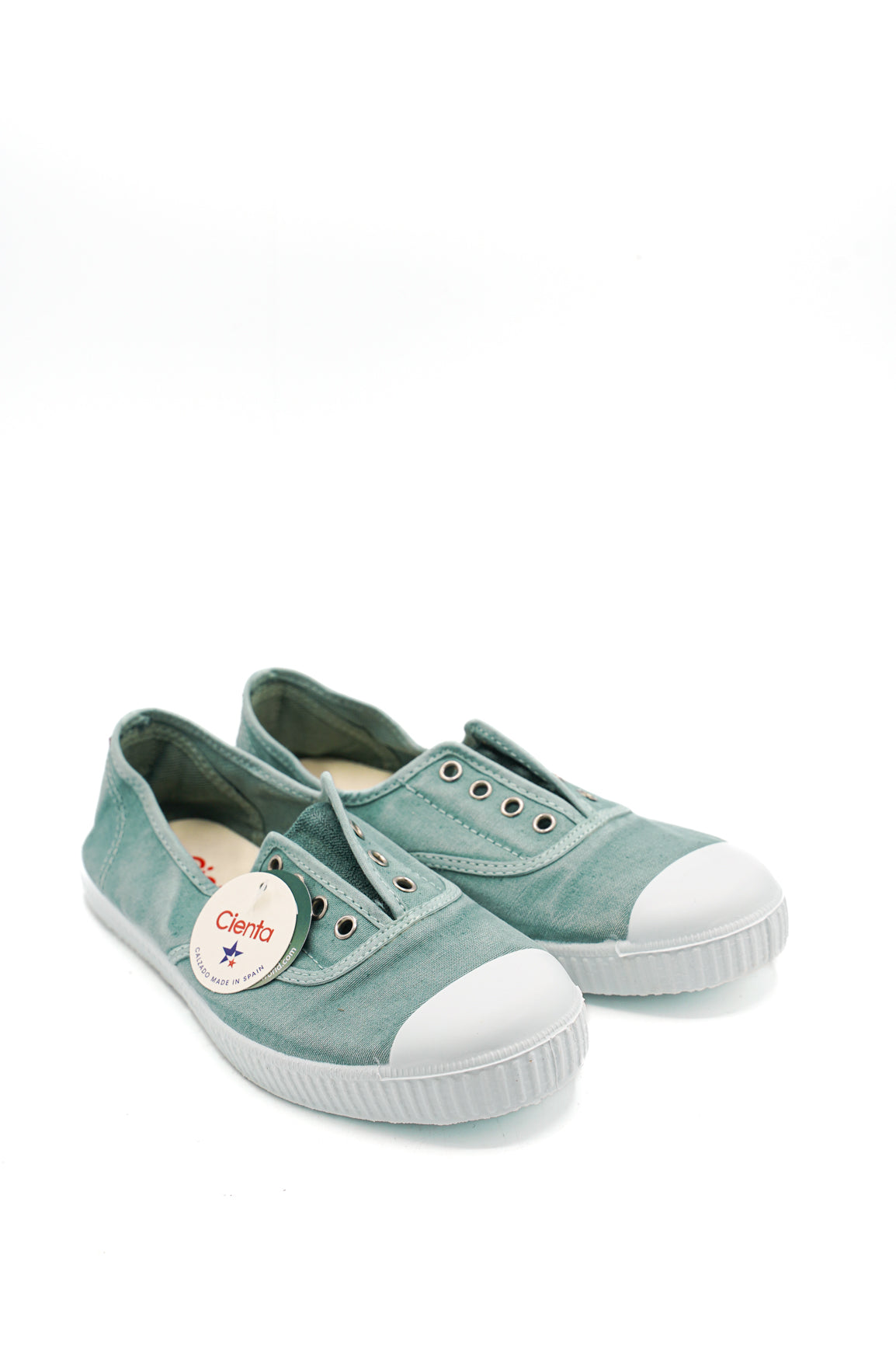 Cienta 70777 Sneakers Ingles Efecto Desgastado Sin Cordones donna