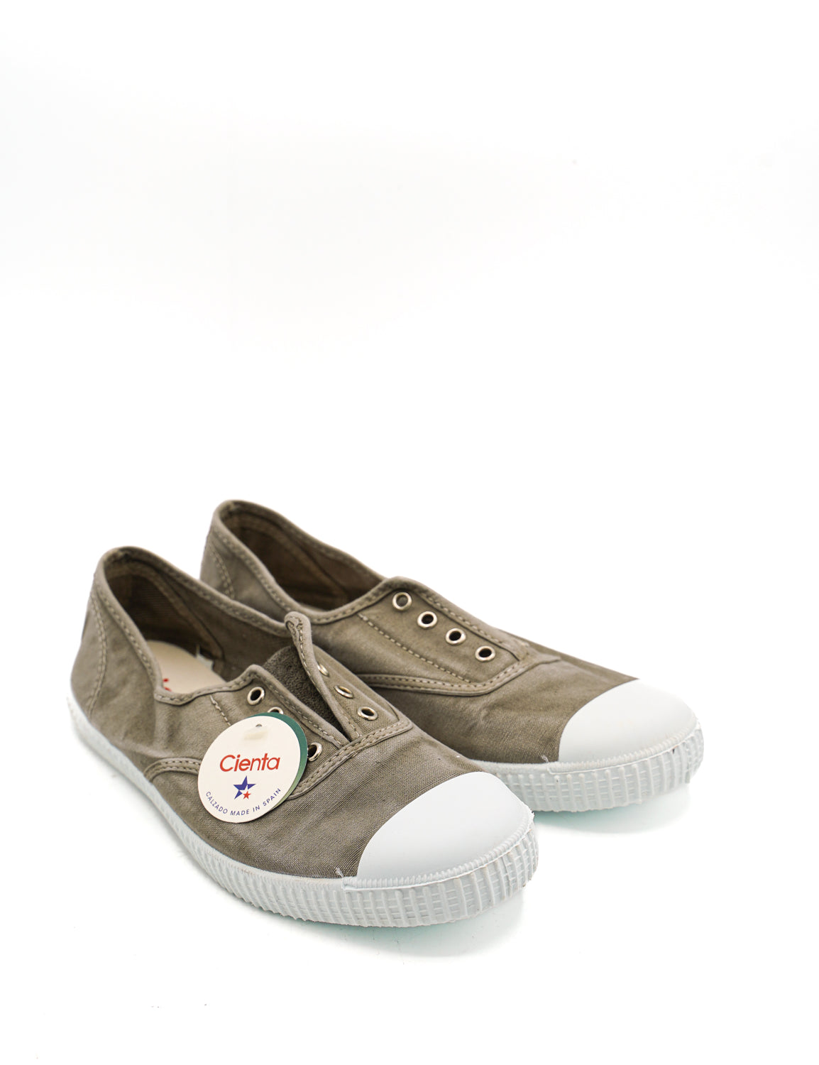 Cienta 70777 Sneakers Ingles Efecto Desgastado Sin Cordones donna