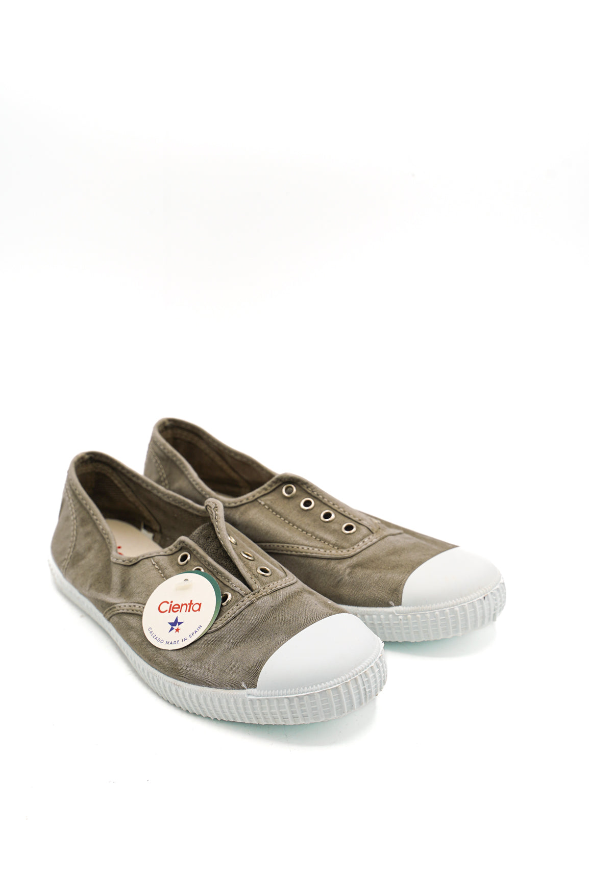 Cienta 70777 Sneakers Ingles Efecto Desgastado Sin Cordones donna