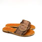 Gaia Shoes J41243-37MT Ciabattine in rafia con bordi sfrangiati