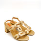 Gaia Shoes WH6871MT Sandali con tomaia ad inserti geometrici e dettagli metal