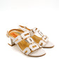 Gaia Shoes WH6871MT Sandali con tomaia ad inserti geometrici e dettagli metal