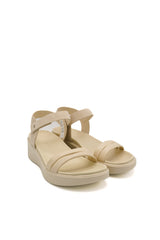 Ecco 273303 Flowt Wedge Lx Sandali con zeppa in pelle da donna