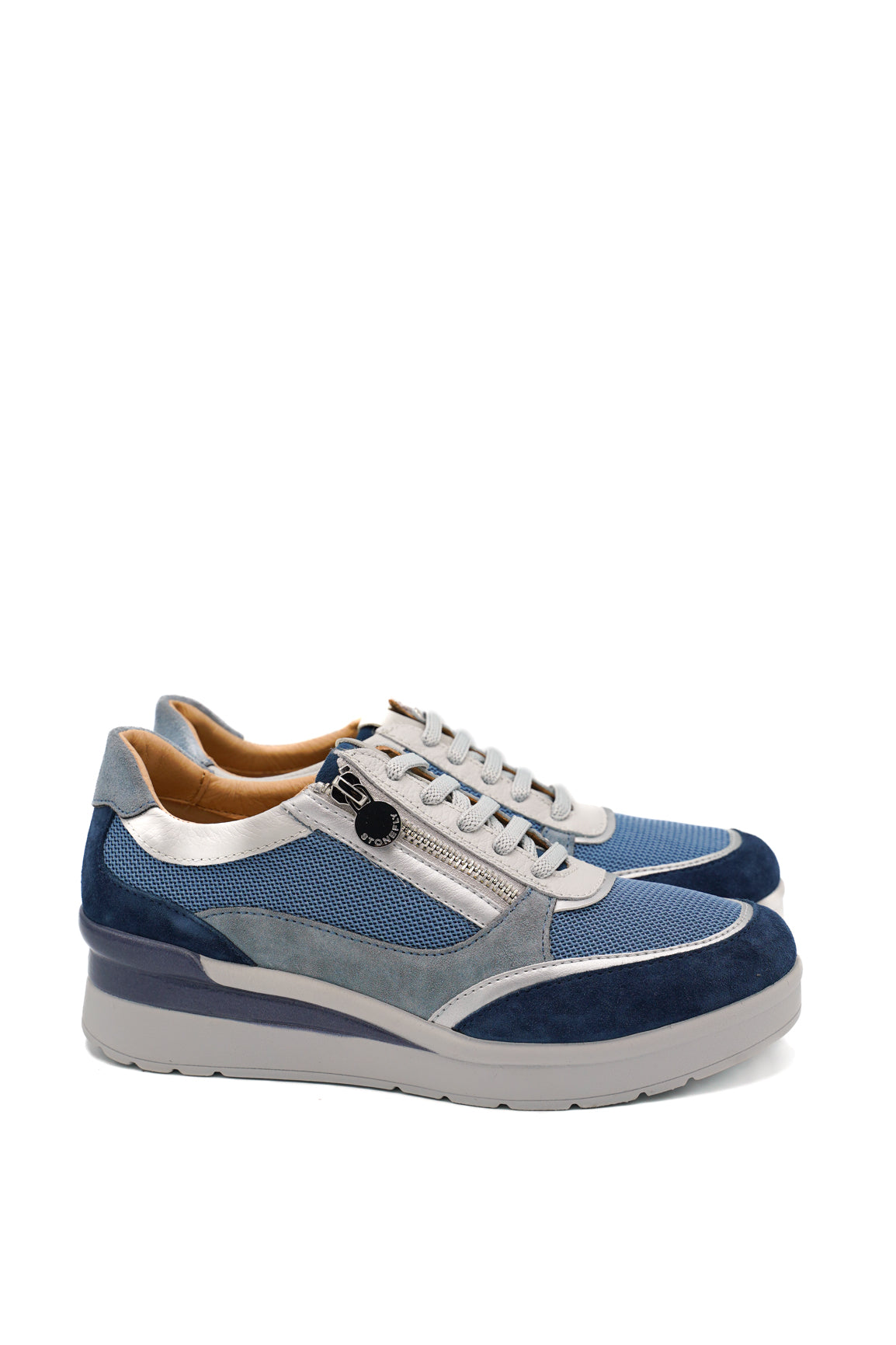 Stonefly 220740 Sneakers con cerniera Cream 52