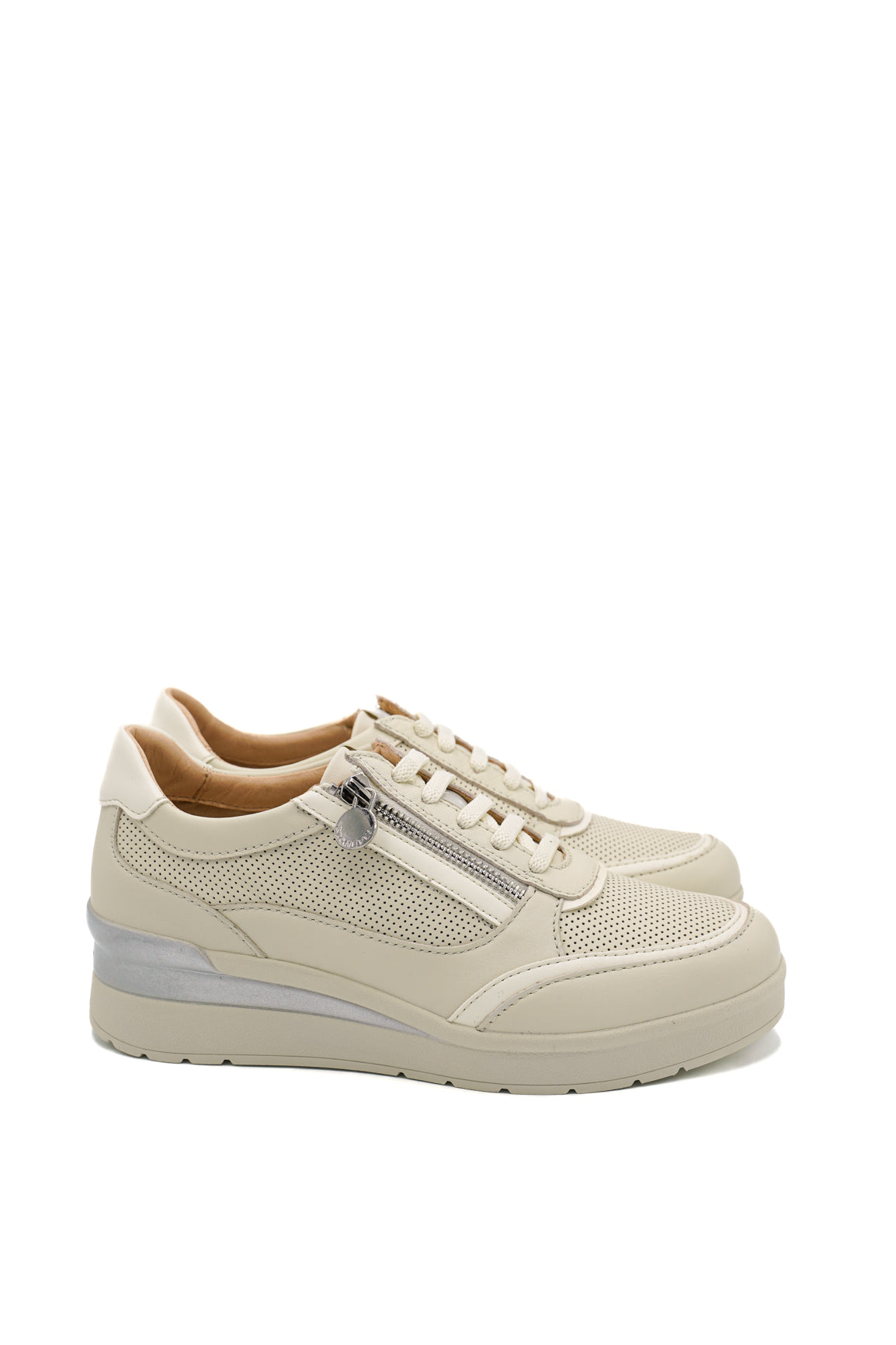 Stonefly 220739 Sneakers con cerniera Cream 52