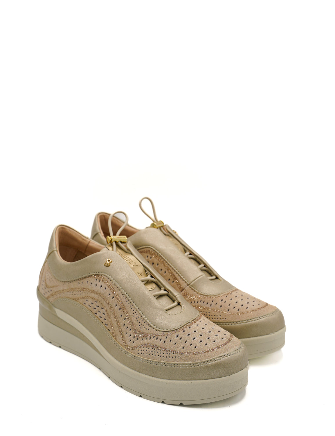 Stonefly 221039 Sneakers Slip-on Cream 38