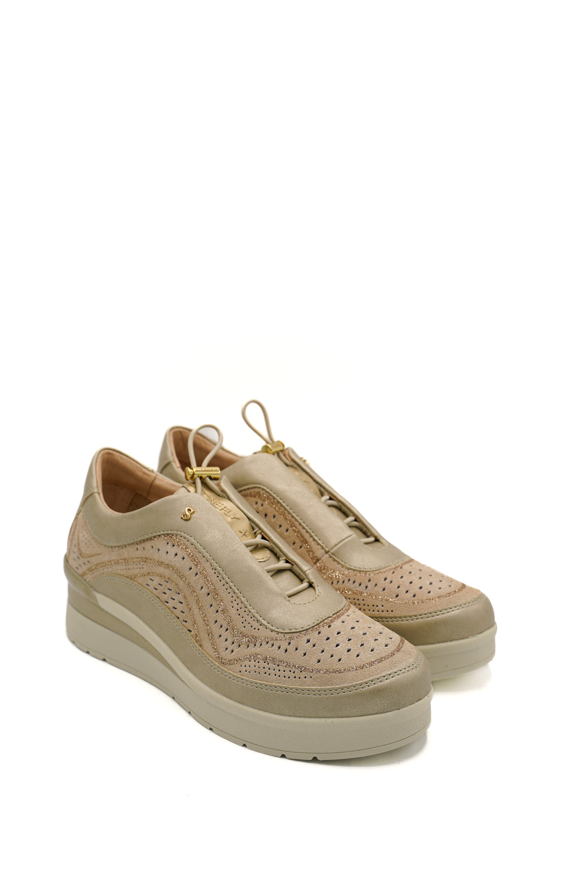 Stonefly 221039 Sneakers Slip-on Cream 38