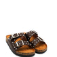 Gaia Shoes XJ6888MT Ciabatta donna stile slide doppia fascia