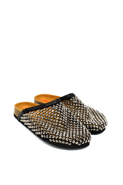 Gaia Shoes J42166L-13 Sabot gioiello traforati con micro pietre luminose