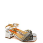 Gaia Shoes 8T137-5F Sandali gioiello con listini multipli con strass