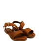 Gaia Shoes 240300 Sandali in pelle con cinturino e fiibia dorata