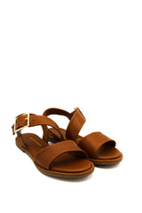 Gaia Shoes 240300 Sandali in pelle con cinturino e fiibia dorata